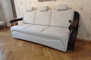 Диван зі столом Стандарт-М (№1278). Тканина Unitex Spark 25, Мебтекс Marseille 5, стіл Венге Магия.